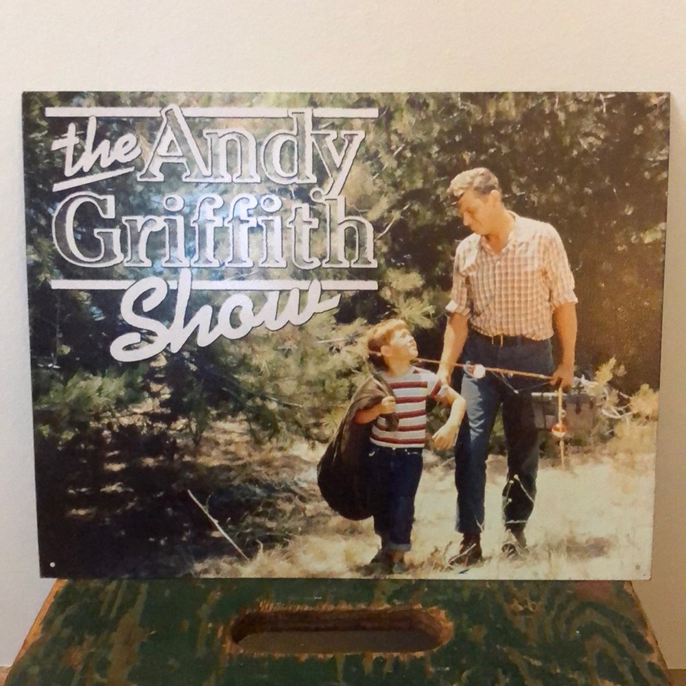 Andy Griffith Show Poster Vintage tin